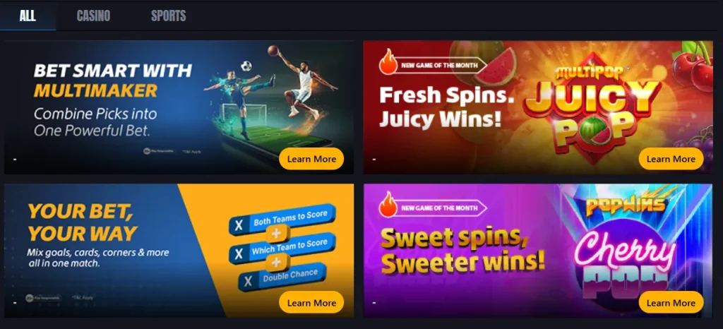 Claiming a Welcome Bonus